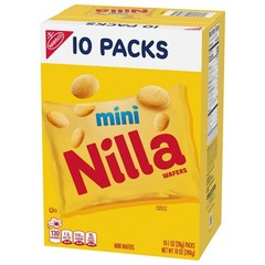 NILLA Mini Vanilla Wafer Cookies – 10 Snack Packs