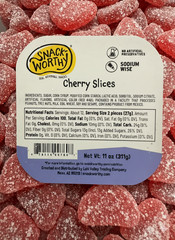 Snackworthy Cherry Fruit Slices-9/11 oz Be a Kid and Enjoy Candy