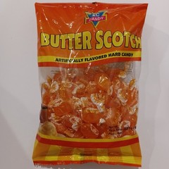 Butterscotch Candy Hard Candy Individually Wrapped Buttery Creamy Sweet Disc 8oz