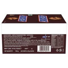 Snickers Peanut Chocolate Bar 20g x 32 Pack | Nougat Caramel Candy f/s