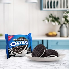 OREO Zero Sugar and OREO Double Stuf Zero Sugar Chocolate Sandwich Cookies Va…