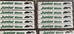 12 Boxes- JUNIOR MINTS In Pure Chocolate Candy Theater Box 3.5 oz FREE SHIP