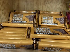 4 PACKS Trader Joe’s Chocolate Covered Wafer Cookie with Peanut Butter Filling