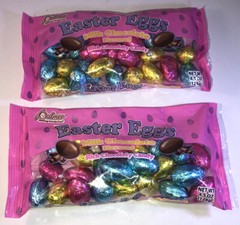 2 Packs 4.5oz ea Palmer Easter Eggs Solid Milk Chocolate Flavored Candy-SHIP24HR