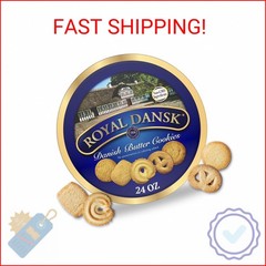 Royal Dansk Danish Butter Cookies, Premium Assorted Cookies Made with Real Butte