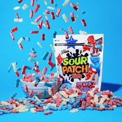 Sour Patch Kids Red White & Blue Soft & Chewy Candy, 1 lb 12 oz Bag