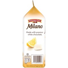 Pepperidge Farm Milano White Chocolate Lemon Flavored 7 Ounce (Pack of 1)