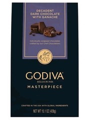 Godiva Masterpiece Dark Chocolate with Ganache, 15.1 Ounce