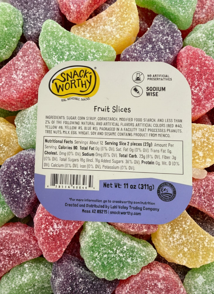 Snackworthy Mixed Fruit Slices-3 Pounds Be a Kid and Enjoy Candy