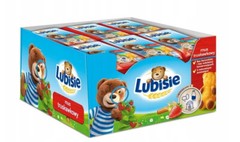 BEAR LUBISIE Sponge Cakes Soft Biscuits STRAWBERRY Flavor 24 x 30g = 720g
