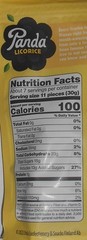 Panda Black Licorice Liquorice Flavor NON GMO 3-7 Oz (200g) 3 Ingredients