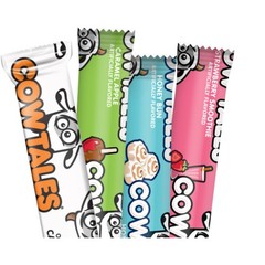6x Goetze’s Cow Tales Mini Strawberry Smoothie Chewy Snack Candy Pack Bulk 4oz