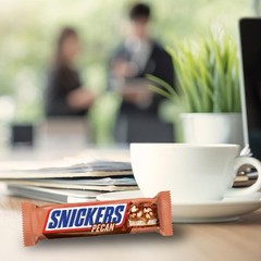 SNICKERS Pecan Milk Chocolate Candy Bar – Full Size 🍫 24-Pack