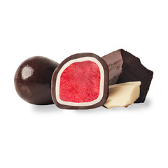 Tru Fru Dark and White Chocolate Freeze-Dried Strawberries, 13 oz