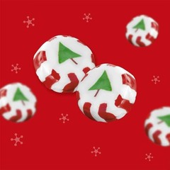 Bulk Christmas Peppermint Nougats 2 lb Pack – Soft Chewy 2 Pound (Pack Of 1)