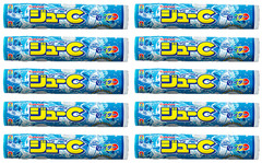 Japan Ramune candy Kabaya Ju-C Cider Ramune Tablets – 15 Pieces × 10 bottles