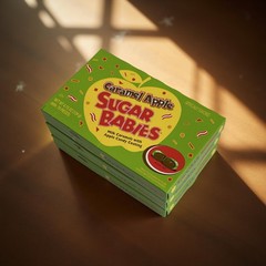 Caramel Apple Sugar Babies, Candy Coated Caramels, Nostalgic, Movie Theater Box,
