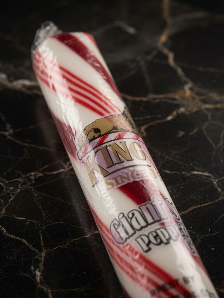 King Leo Giant Peppermint Sticks: Choose Your Amount! From 1 to a Case of 48!