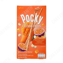 Pocky Crush Passion Fruit Yogurt & Mango Biscuit 1.34 oz, Pack of 10【US DDP】