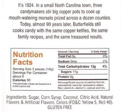 Butterfields Candy – Gourmet, Old-Fashioned PEACH Buds 7 Ounce (Pack of 2)