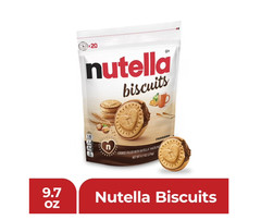 Nutella Biscuits Hazelnut Spread with Cocoa Sandwich Cookies 20-Count Bag, 3PK