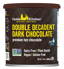 Double Decadent Dark Hot Chocolate Mix – Dairy-Free, Vegan, Plant Based, Gluten-