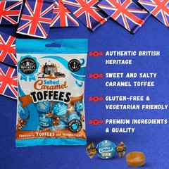 Salted Caramel Toffees | Traditional British Candy with Butter & Whole Milk |…