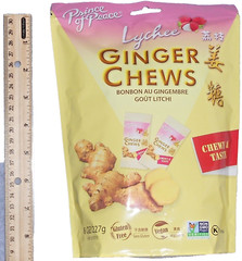 Prince of Peace Lychee Ginger Chews 8 Oz (227g) Exp. 09/2027 Stomach Comfort