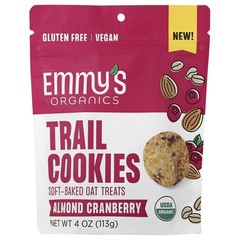 Trail Cookies, Soft-Baked Oat Treats, Almond Cranberry, 4 oz (113 g)