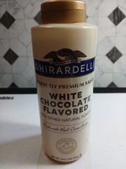 Ghirardelli White Chocolate Flavored Sauce Squeeze Bottle, White Chocolate