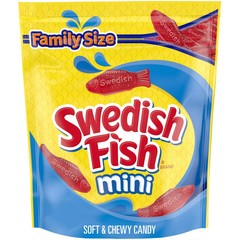1.8 Pound Swedish Fish Mini Assorted Soft Chewy Candy Bulk Gummy Treats