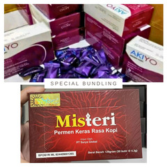 2 BOX SPECIAL BUNDLING Aki yo Candy + Mist eri Sweet Hard Candy Gift Premium