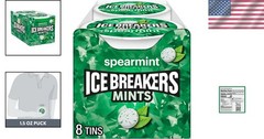 Spearmint Flavored Mints, Sugar-Free Tin Pack