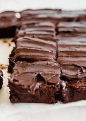 Homemade Fudge Brownies With Hershey Chocolate Icing Made Fresh To Order 9CT