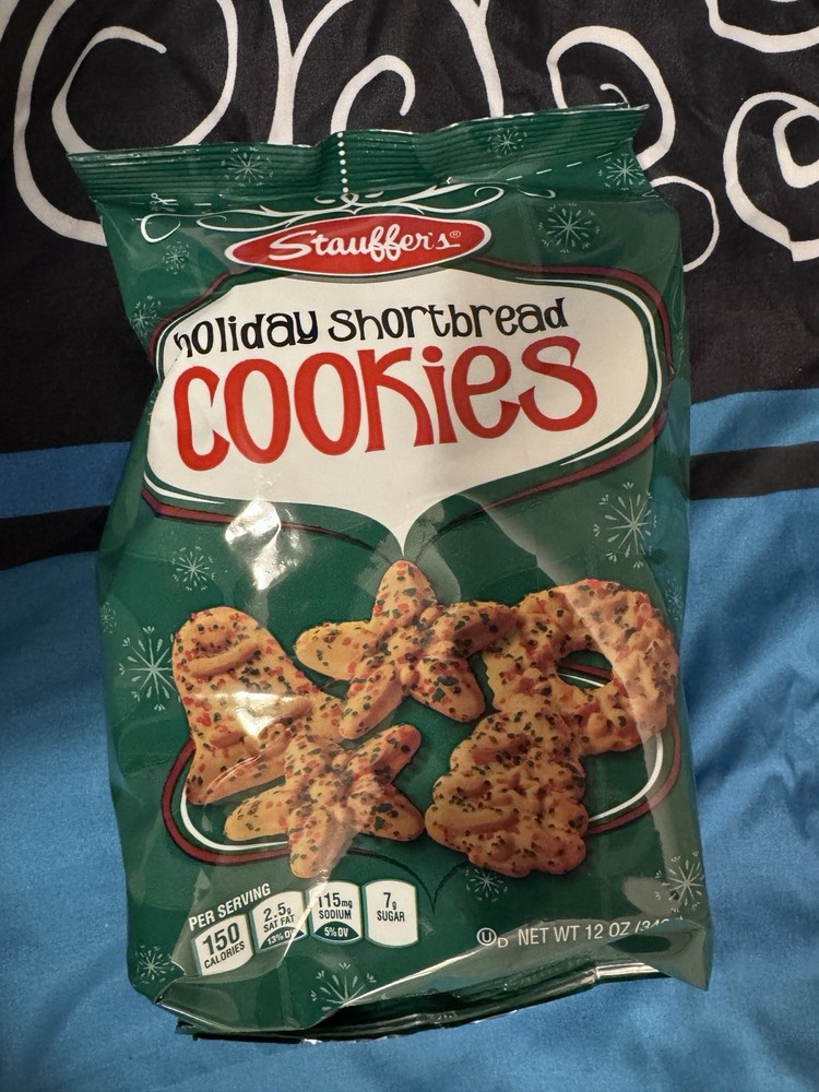 Stauffer’s Holiday Shortbread Cookies – 12oz Bag – Collector’s Edition – SEALED