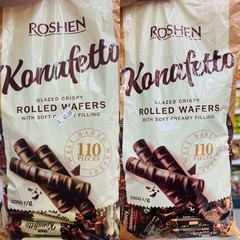 1KG / 100G* ROSHEN KONAFETTO BLANCO CHOCOLATE / WHITE CHOCOLATE SWEET HALAL