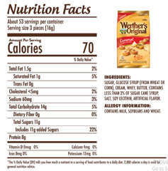 Werther’s Original Hard Caramel Candy, 30 oz