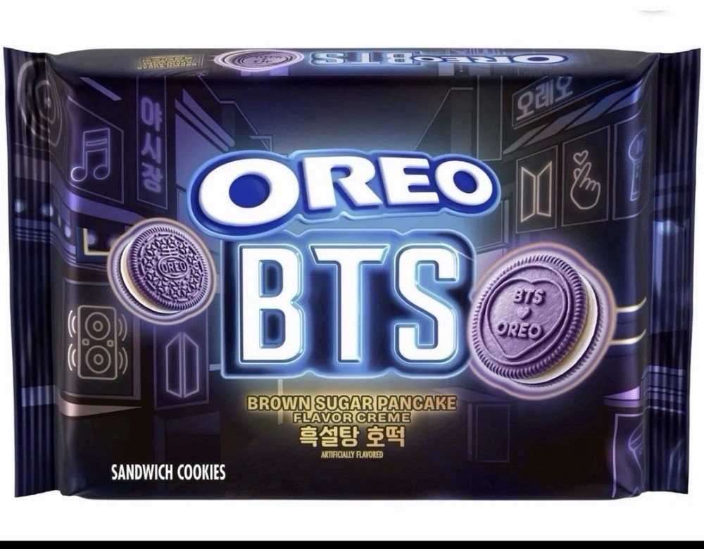 OREO X BTS BROWN SUGAR PANCAKE PURPLE COOKIES LIMITED EDITION