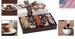 Hand-Dipped Chocolate Biscotti Gift Box – Perfect for Christmas & Thanksgiving