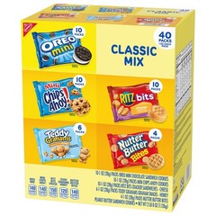 Nabisco Classic Mix Variety Pack 40 pk – Cookies & Crackers Snack Assortment