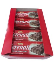 SERENATA VANILLA & CHOCOLATE FINE EURO WAFER GREEK CHOCOLATE BARS (BOX-24 PCS)