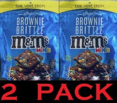 2x Sheila G’s Brownie Brittle M&M’s Minis Cookie Snack Thins 4 oz Bag – 2 PACK