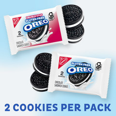 OREO Gluten Free Original Double Stuf Cookies 20 Snack Packs, 3 Pack