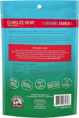 Charlee Bear Original Crunch Cheese & Egg Dog Treats 16oz 4-Pack USA Natural
