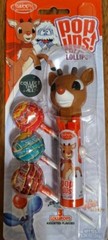 Rudolph Pop Ups! Lollipop Filled With Chupa Chups by Flix Candy, NEW