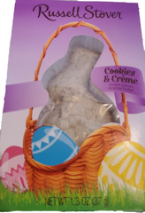 Russell Stover Cookies & Crème Chocolate Bunny Rabbit 1.3oz-New(See Below)