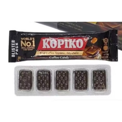 Kopiko Coffee Candy Blister Pack Original Flavor Hard Candy 1 Boxes 60 Tablets