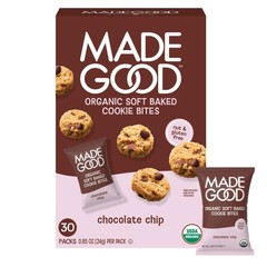 MadeGood Soft Baked Chocolate Chip Mini Cookies, Gluten Free & Safe For Schoo…