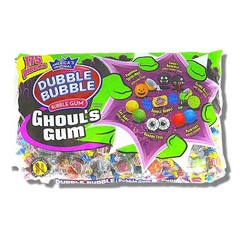 Dubble Bubble Ghoul’s Gum Assorted Bag – 160 Pieces – 2.26 lb – Best By 06/2025