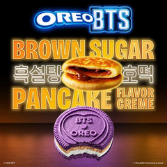 BTS Limited Edition Oreo Brown Sugar Pancake Sandwich Cookies 10.68 OZ – SEALED